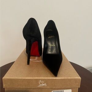 Christian Louboutin Black Heels with Signature Red Soles